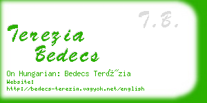 terezia bedecs business card